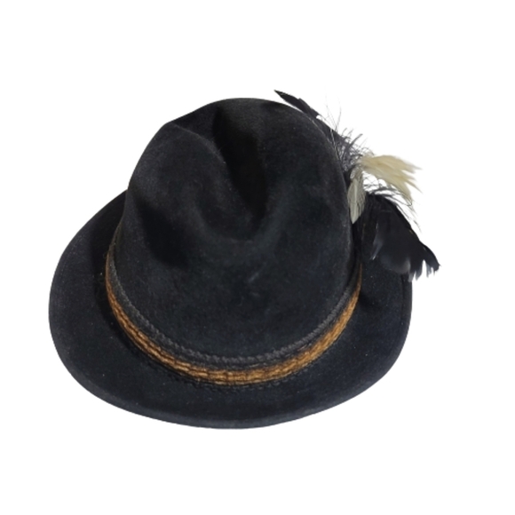 Champ hat "feel the felt" campus men's shop hat with feathers - Picture 2 of 11